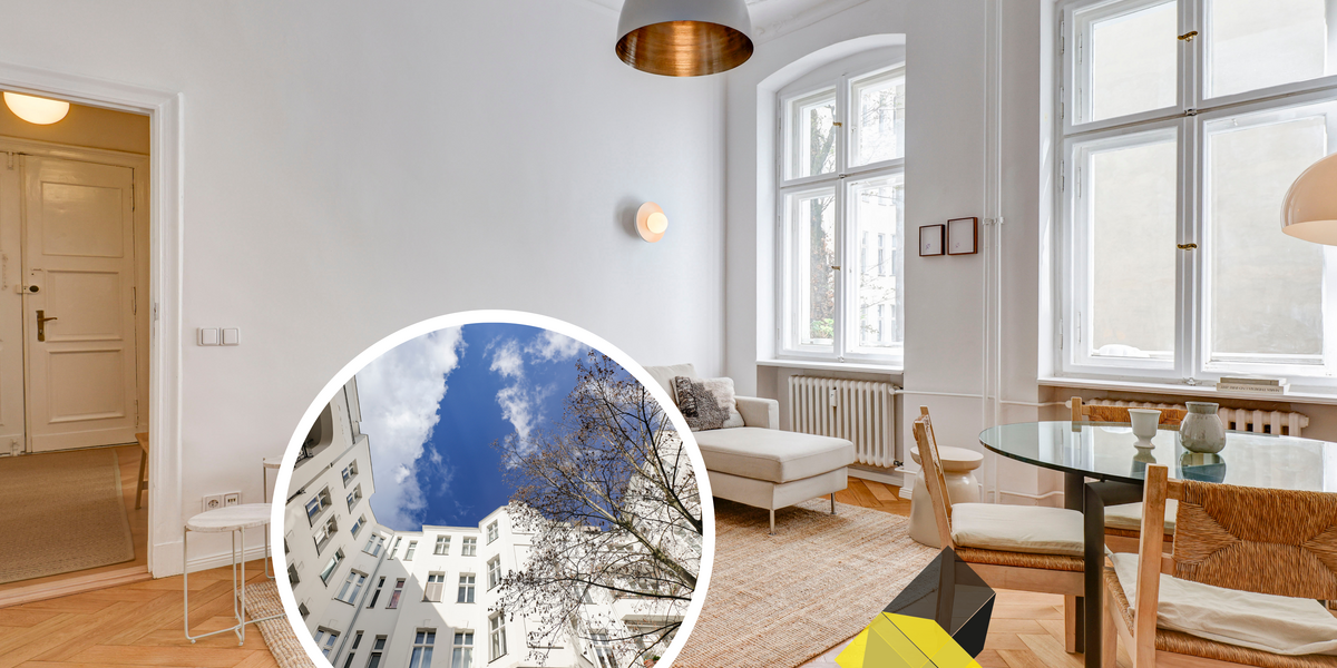 Etagenwohnung Berlin Charlottenburg-Wilmersdorf - 3 Zimmer, 61 m&sup2;, 499.000&euro; | Angebot:26023055