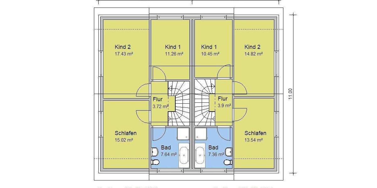 Doppelhaushälfte Berlin Wartenberg - 4 Zimmer, 115 m&sup2;, 349.400&euro; | Angebot:25815159
