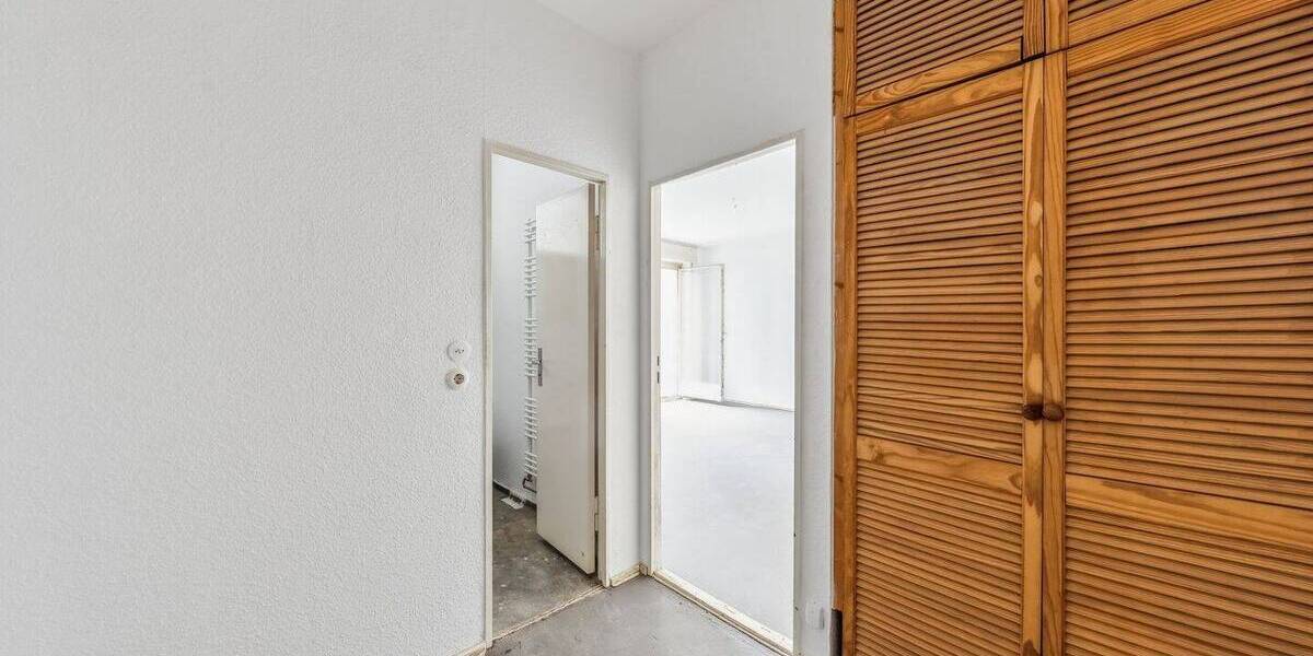 Barrierearme 1-Zimmer-Wohnung mit Balkon ins Grüne - ruhig, hell und mit Potenzial 1 zimmer