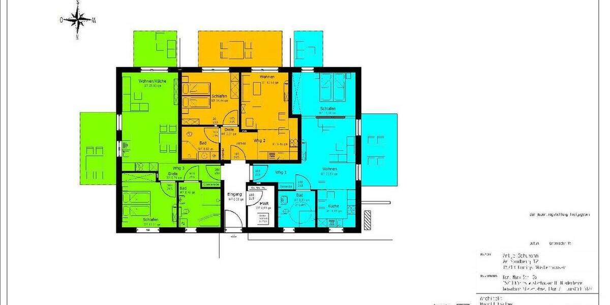 Etagenwohnung Königs Wusterhausen Niederlehme - 2 Zimmer, 73 m&sup2;, 1.258&euro; | Angebot:26306901
