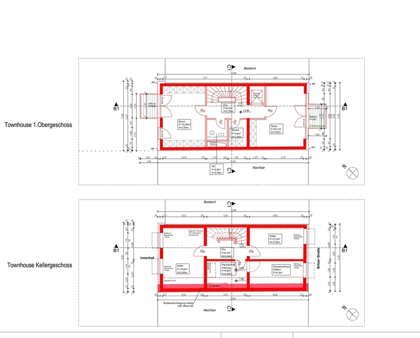 PERFEKTE TOWNHOUSE-PLANUNG MIT BAUGENEHMIGUNG! WOHNENARBEITEN AUF 5 ETAGEN IN NIEDERSCHÖNEWEIDE! zimmer