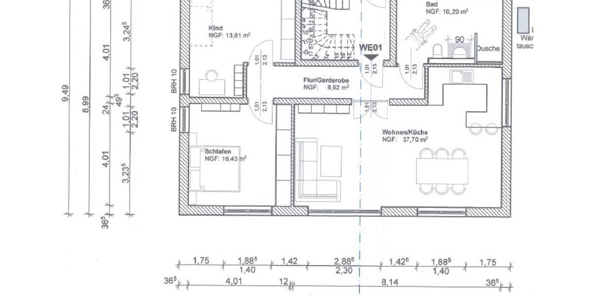 Erdgeschoßwohnung Schöneiche bei Berlin - 3 Zimmer, 87 m&sup2;, 1.600&euro; | Angebot:24627033