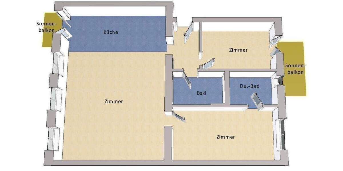 Etagenwohnung Berlin Charlottenburg - 3 Zimmer, 105 m&sup2;, 1.150.000&euro; | Angebot:25983110