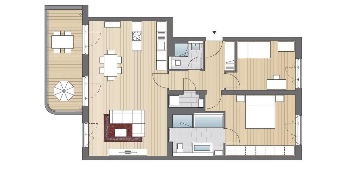 Etagenwohnung Berlin Mitte - 3 Zimmer, 99 m&sup2;, 2.700&euro; | Angebot:26461201
