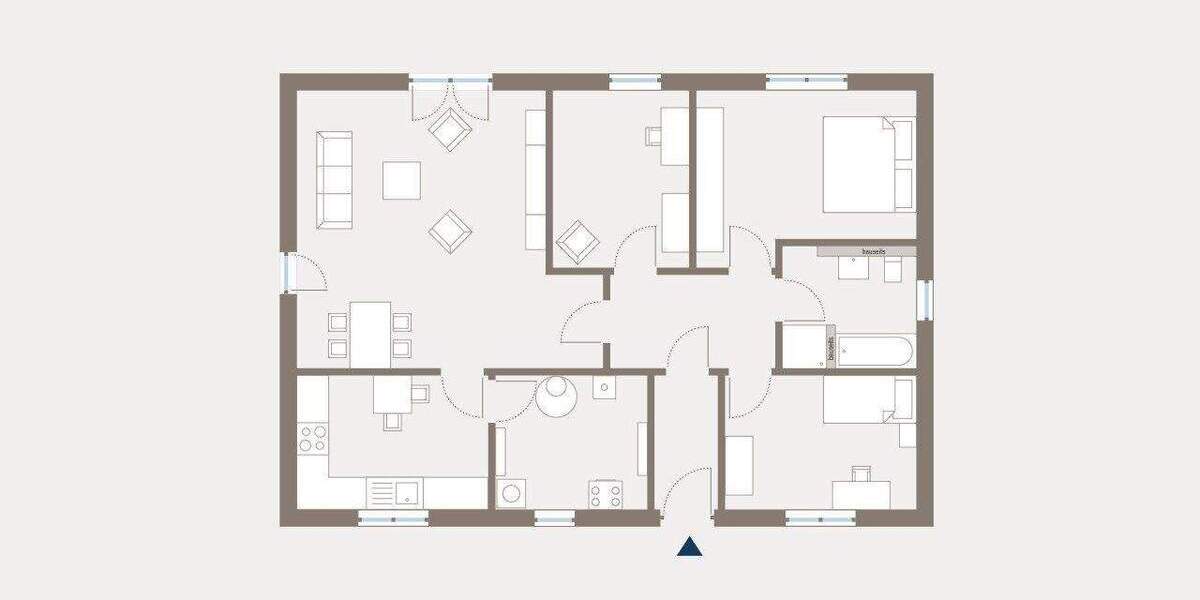 Bungalow Rangsdorf Groß Machnow - 4 Zimmer, 107 m&sup2;, 681.899&euro; | Angebot:24305460