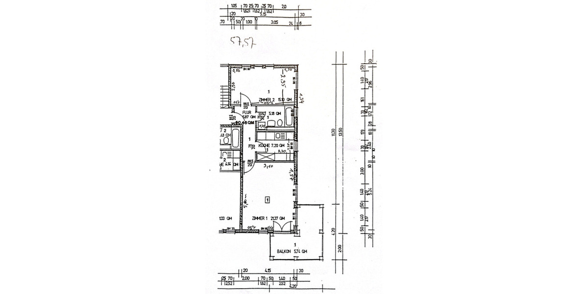 Etagenwohnung Potsdam Berliner Vorstadt - 2 Zimmer, 58 m&sup2;, 364.000&euro; | Angebot:25745580