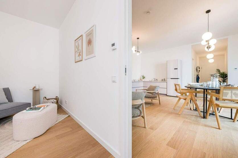 Erstbezug: Neubauwohnung im ruhigen Gartenhaus 3 zimmer