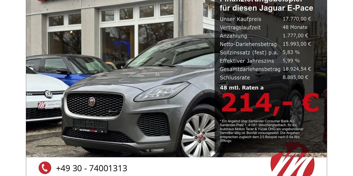 Jaguar E-Pace 138.233 km 17.470 &euro; Berlin 12305
