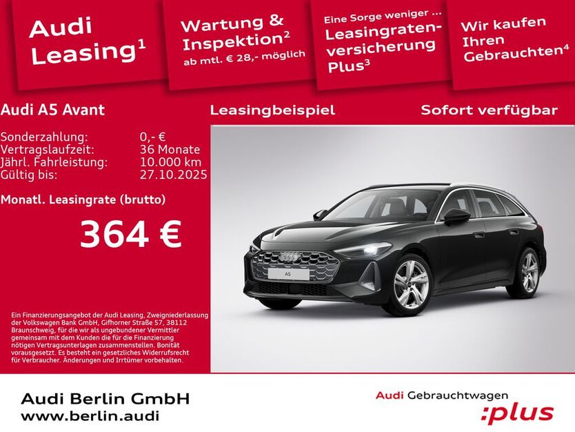 Audi A5 21.282 km 45.700 € Berlin 12489