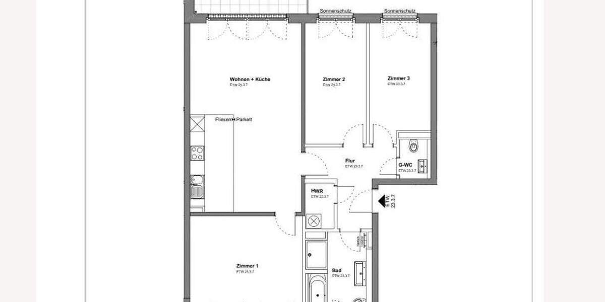 Provisionsfrei: helle 4-Zimmer Wohnung mit großem Balkon | 107m² | Karlshorst 4 zimmer