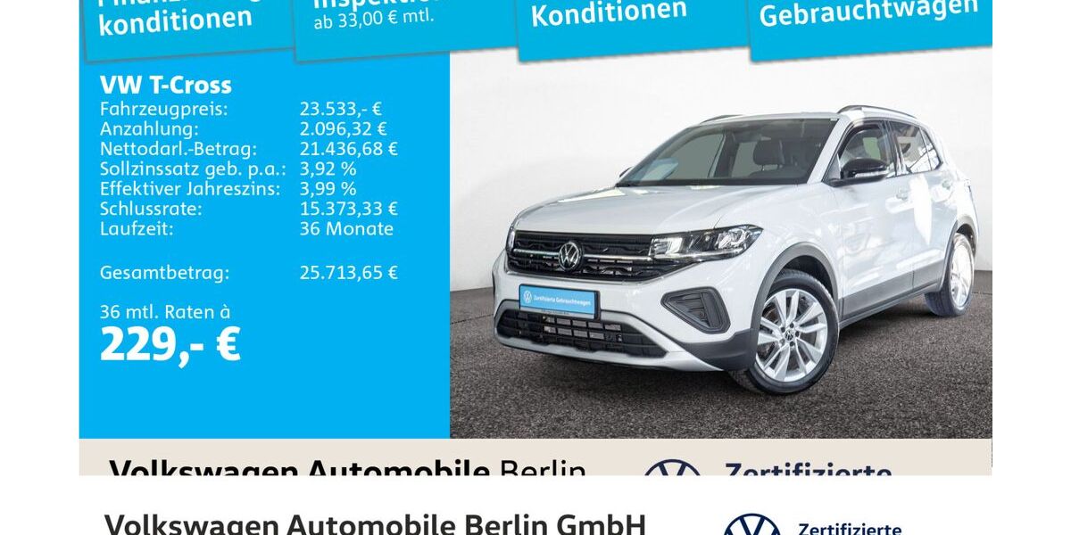VW T-Cross 24.972 km 22.833 &euro; Berlin 10587