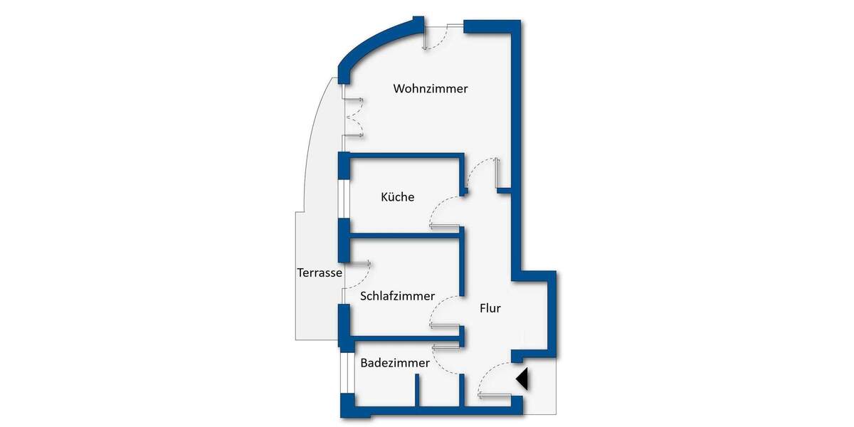 Etagenwohnung Berlin Grünau - 2 Zimmer, 57 m&sup2;, 199.000&euro; | Angebot:25726954