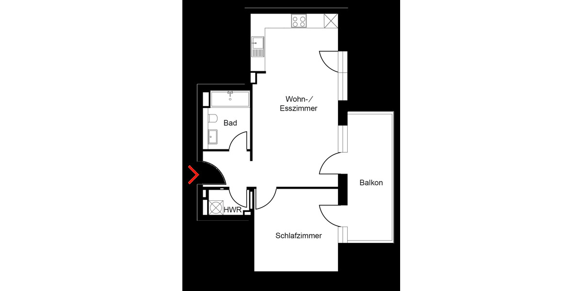 Etagenwohnung Berlin Lichtenberg - 2 Zimmer, 57 m&sup2;, 450.000&euro; | Angebot:25709475
