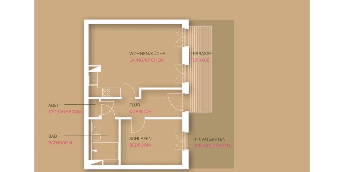 Erdgeschoßwohnung Berlin Treptow-Köpenick - 2 Zimmer, 58 m&sup2;, 1.350&euro; | Angebot:25869456