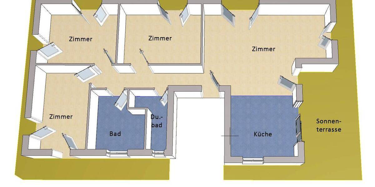 Etagenwohnung Berlin Mariendorf - 4 Zimmer, 104 m&sup2;, 749.000&euro; | Angebot:26702888