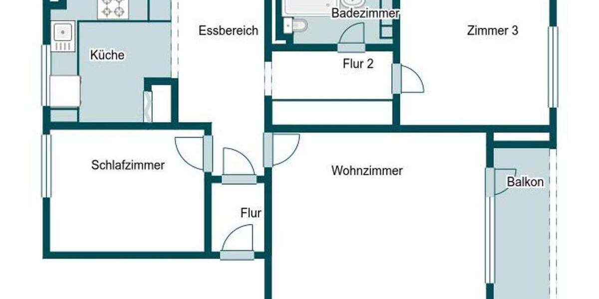 Etagenwohnung Berlin Rudow - 3 Zimmer, 81 m&sup2;, 355.000&euro; | Angebot:25705625