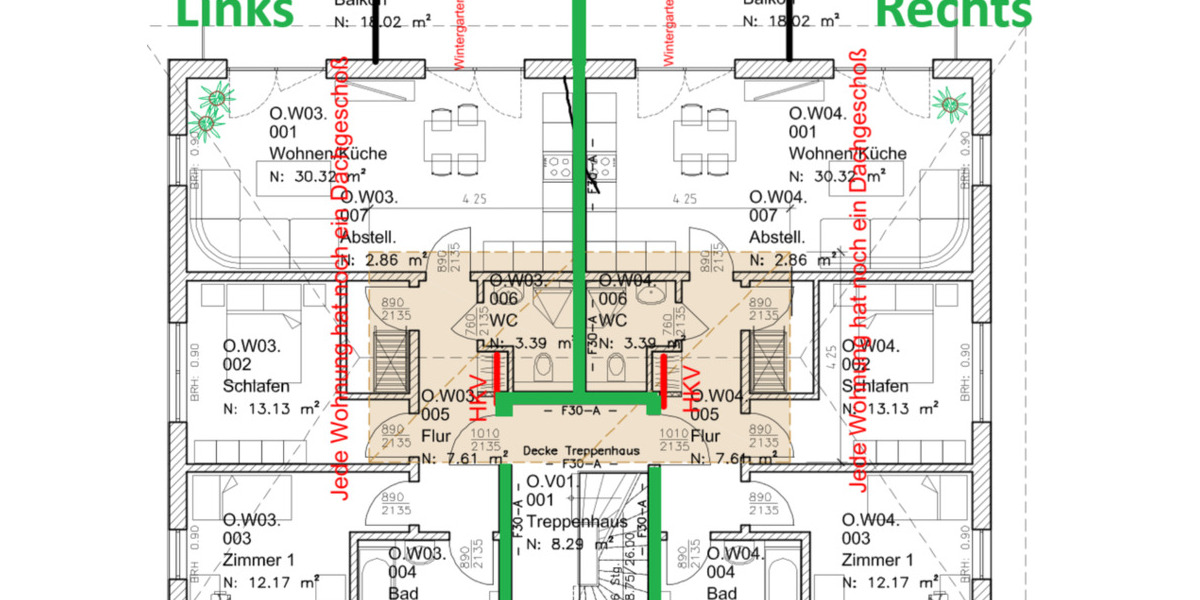 Maisonettenwohnung Rüdersdorf bei Berlin Hennickendorf - 3 Zimmer, 118 m&sup2;, 2.084&euro; | Angebot:24835953