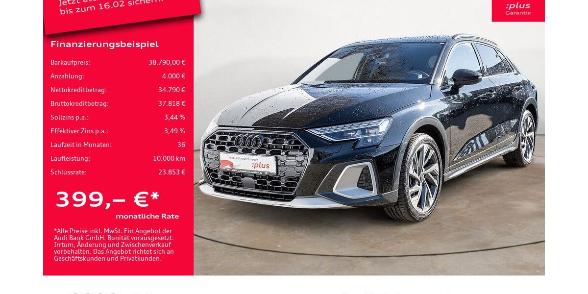 Audi A3 9.724 km 38.490 &euro; Potsdam 14482