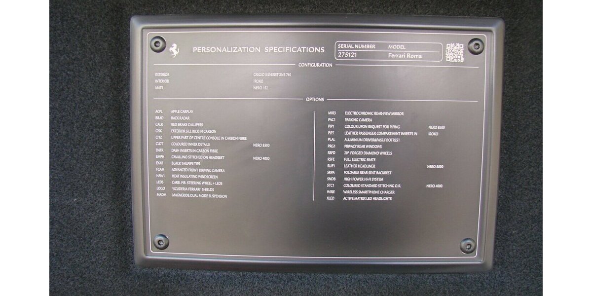 Ferrari Roma V8 Grigio Silverstone Carbon MagneRide LED JB 16.901 km 209.980 &euro; Falkensee 14612