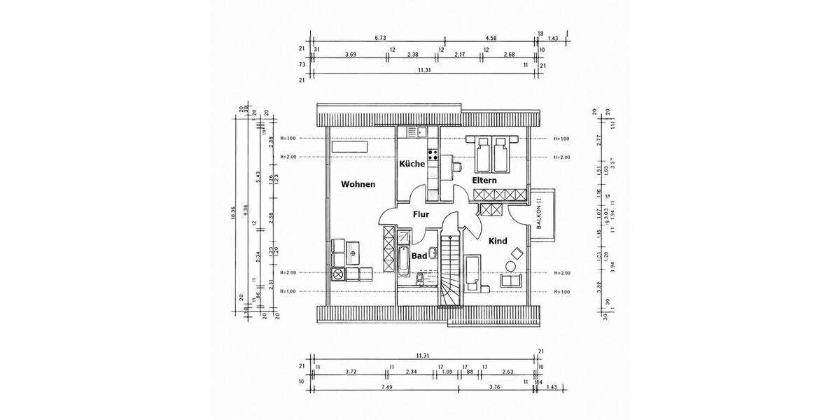 Zweifamilienhaus mit 6 Zimmer in Glienicke,Nordbahn - Zweifamilienhaus Glienicke/Nordbahn Nordbahn | Angebot:27029271