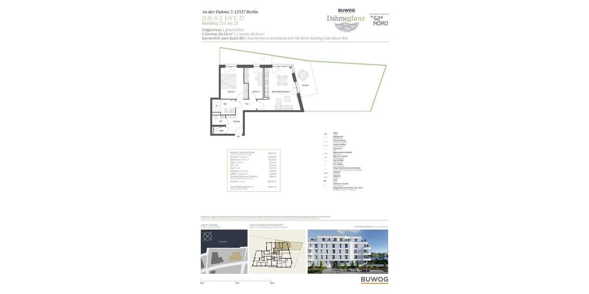 Etagenwohnung Berlin Grünau - 3 Zimmer, 84 m&sup2;, 619.000&euro; | Angebot:25717882