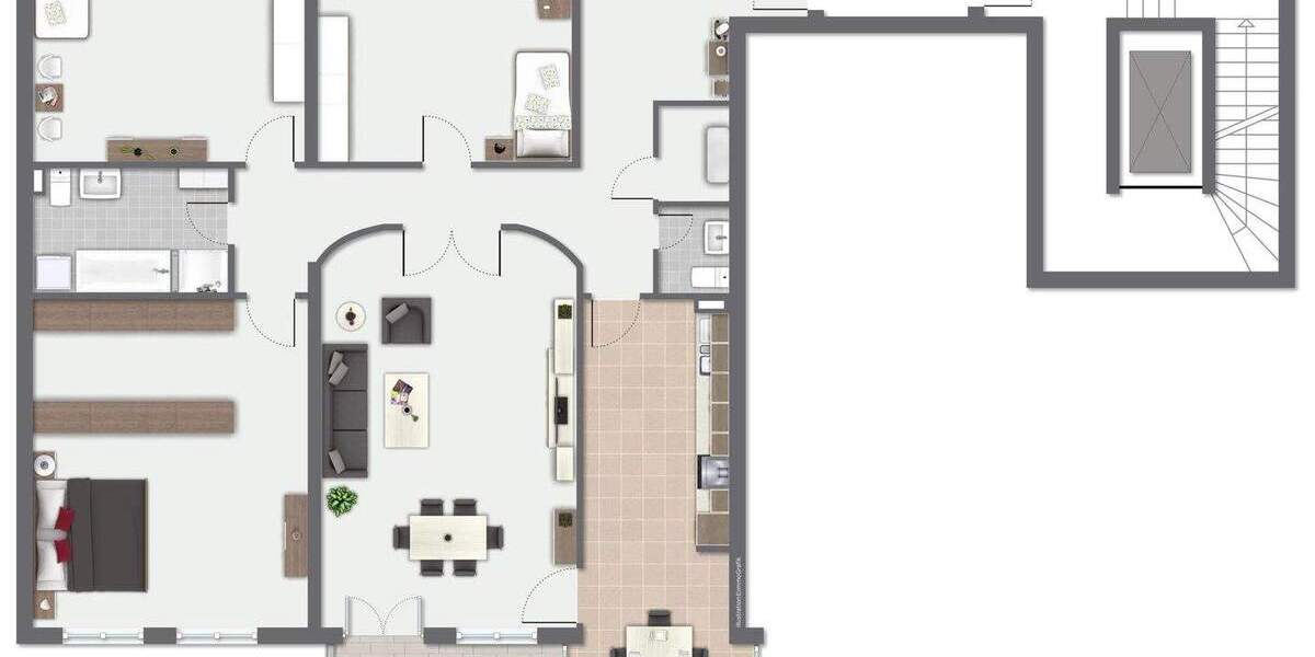 Etagenwohnung Berlin Niederschönhausen - 4 Zimmer, 148 m&sup2;, 499.000&euro; | Angebot:25680304
