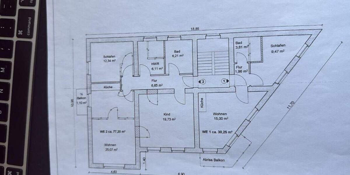 Top gepflegtes MFH mit 6 Einheiten - ideal für Anleger & Eigennutzer 1 zimmer