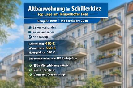 Wohnung Berlin Neukölln - 3 Zimmer, 76 m&sup2;, 349.000&euro; | Angebot:26021858