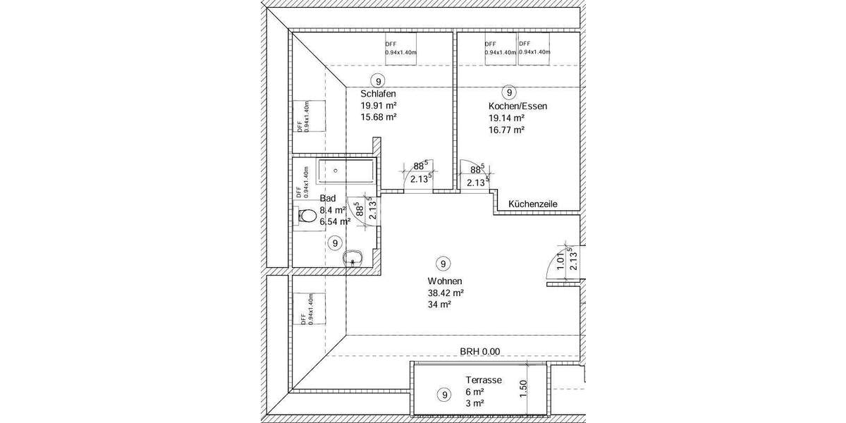 Etagenwohnung Teltow - 3 Zimmer, 76 m&sup2;, 364.752&euro; | Angebot:25939456