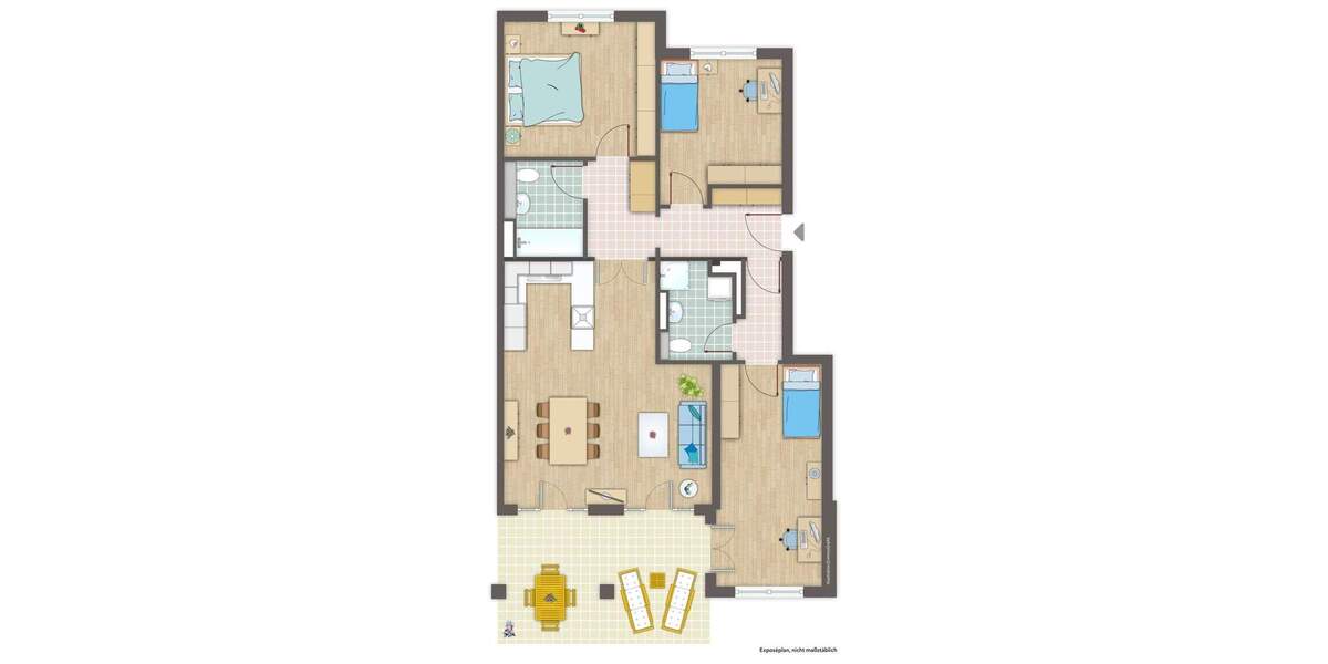 Terrassenwohnung Berlin Adlershof - 4 Zimmer, 106 m&sup2;, 699.000&euro; | Angebot:25686147