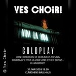 Sing Coldplay with YesChoir