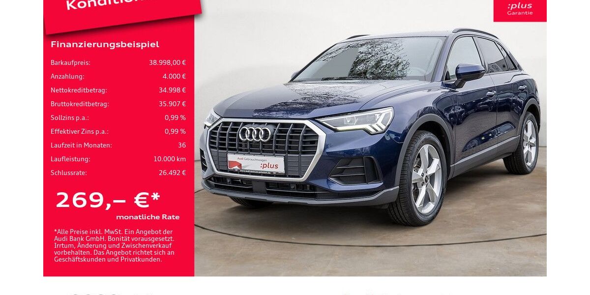 Audi Q3 10.916 km 38.490 &euro; Potsdam 14482