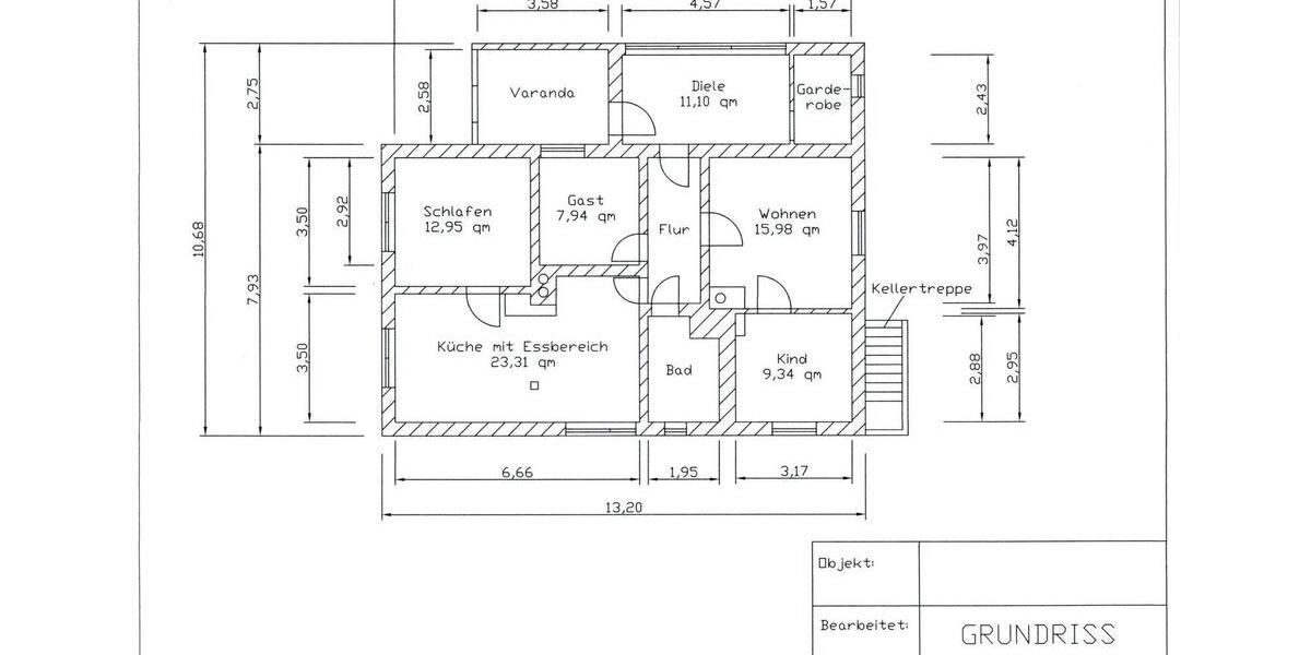 Bungalow Oranienburg - 5 Zimmer, 98 m&sup2;, 250.000&euro; | Angebot:27083552