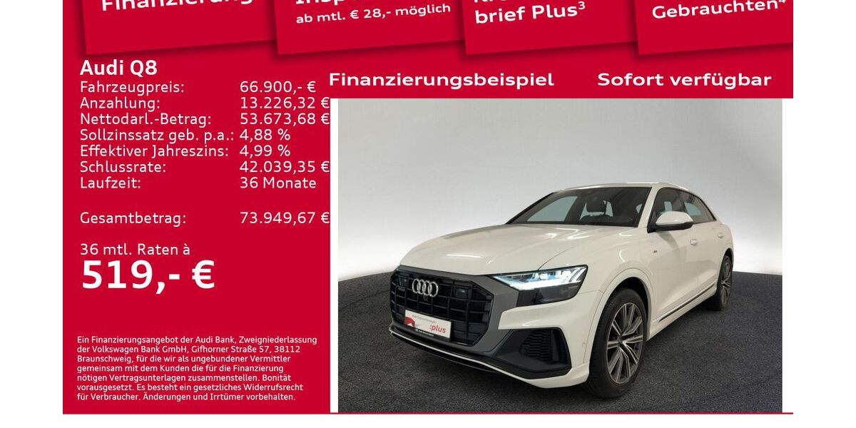 Audi Q8 24.000 km 66.900 &euro; Berlin 12489