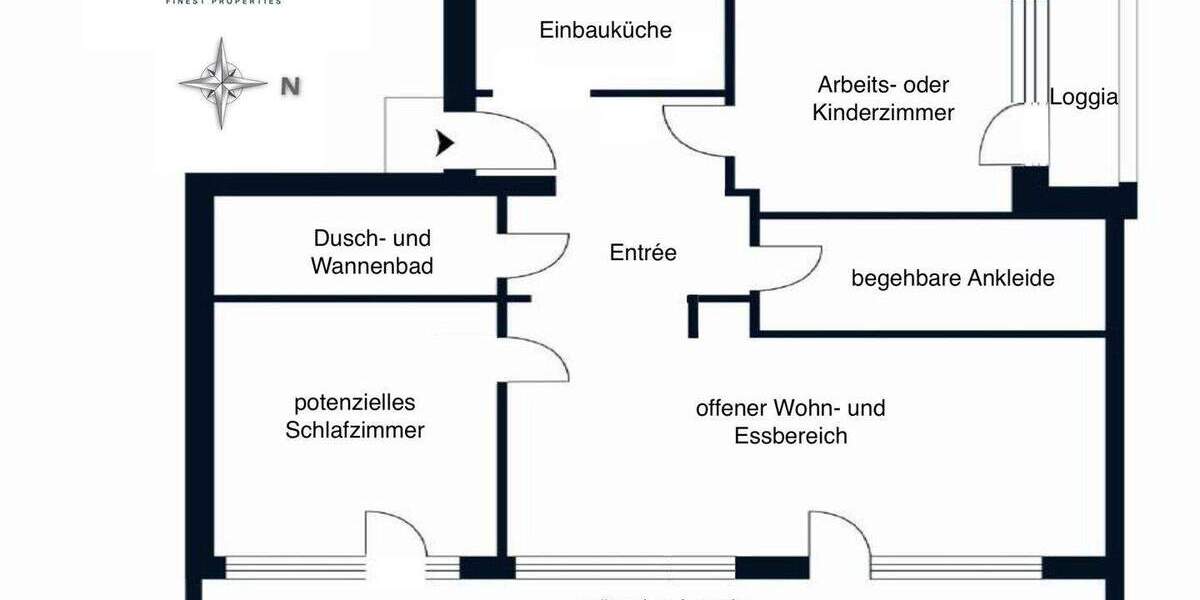 Etagenwohnung Berlin / Mitte Mitte - 3 Zimmer, 96 m&sup2;, 535.000&euro; | Angebot:25698969