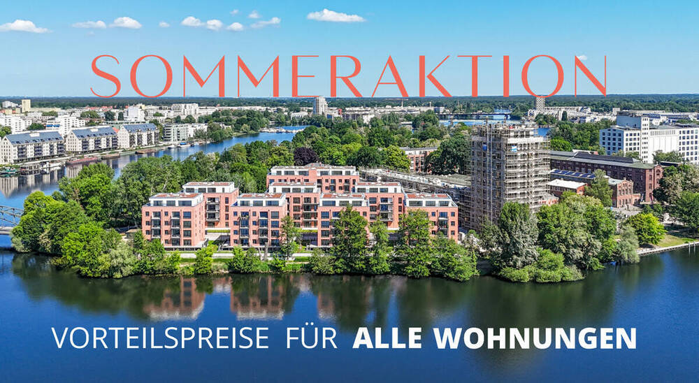 Traumhafte 3-Zimmer-Wohnung an der Havel mit Loggia & Wasserblick - Showroom SaSo geöffnet
