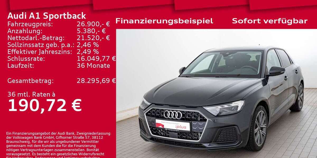 Audi A1 7.900 km 26.900 € Berlin 12489