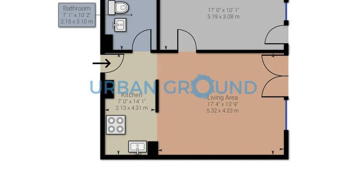 Etagenwohnung Berlin Mitte - 2 Zimmer, 57 m&sup2;, 1.426&euro; | Angebot:25928011