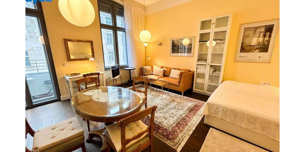 Etagenwohnung Berlin Mitte - 1 Zimmer, 47 m&sup2;, 1.250&euro; | Angebot:26536328