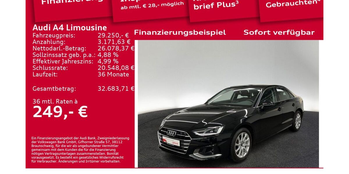 Audi A4 36.100 km 29.250 &euro; Berlin 10587