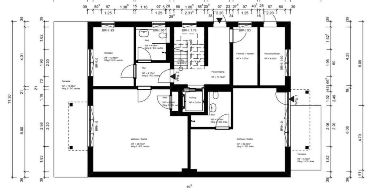 Etagenwohnung Berlin Französisch Buchholz - 2 Zimmer, 60 m&sup2;, 1.070&euro; | Angebot:25781569