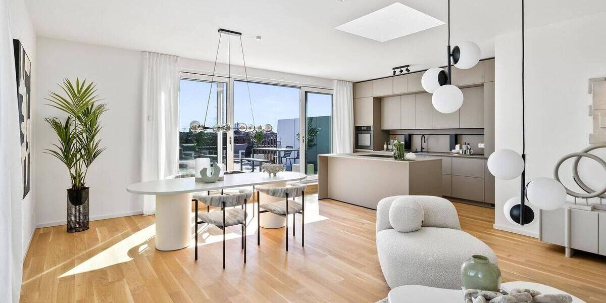 Neubau Penthouse mit XXL Terrasse und Blick über Schöneberg 3 zimmer