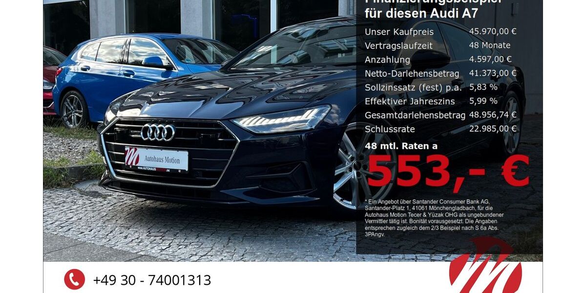 Audi A7 74.900 km 45.970 &euro; Berlin 12305