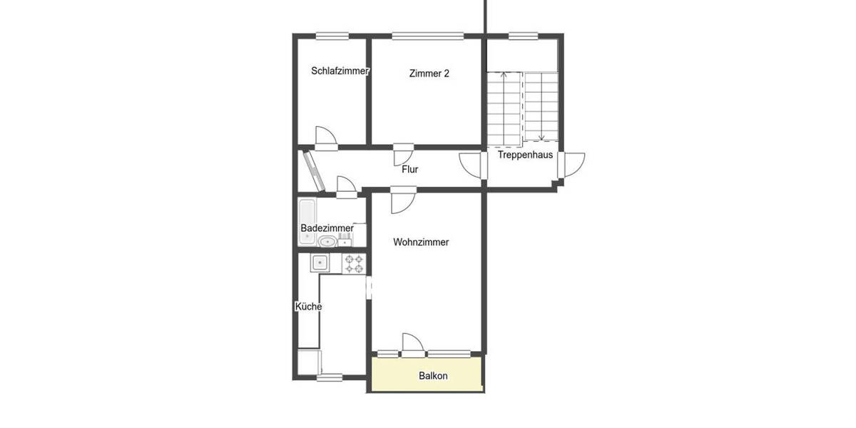 Etagenwohnung Berlin Kaulsdorf - 3 Zimmer, 58 m&sup2;, 199.000&euro; | Angebot:26570308