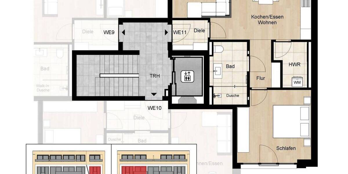 Etagenwohnung Berlin Zehlendorf - 2 Zimmer, 554.900&euro; | Angebot:25742182