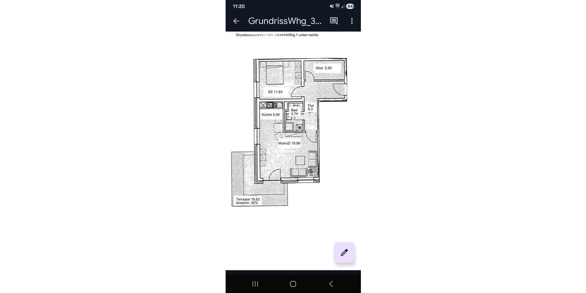 Terrassenwohnung Berlin Treptow-Köpenick - 2 Zimmer, 65 m&sup2;, 299.000&euro; | Angebot:26615050
