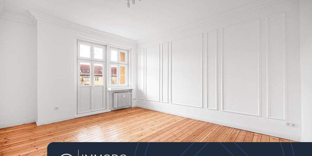 Wohnen in Zehlendorf Mitte - Erstbezug nach Sanierung in eine 3 Zimmer Stuck-Altbau-Whg mit Dielen 3 zimmer