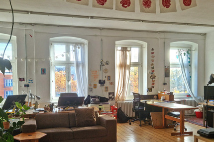 Atelierarbeitsplatz Kreuzberg studio co-working space zimmer