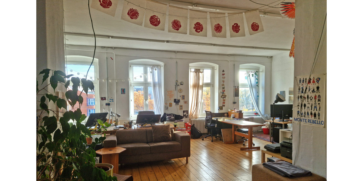 Atelierarbeitsplatz Kreuzberg studio co-working space zimmer