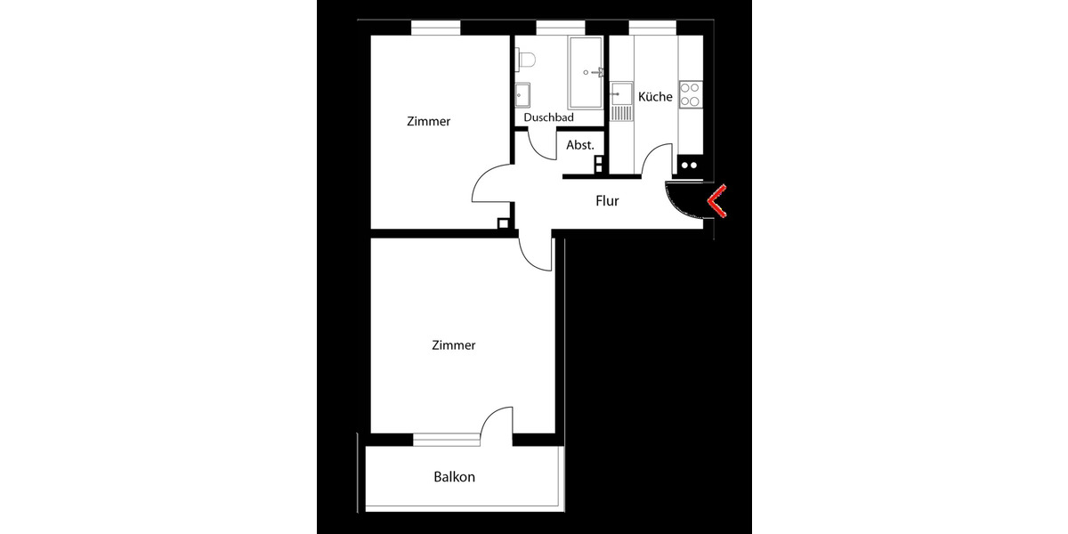 Etagenwohnung Berlin Reinickendorf - 2 Zimmer, 62 m&sup2;, 249.000&euro; | Angebot:25749374